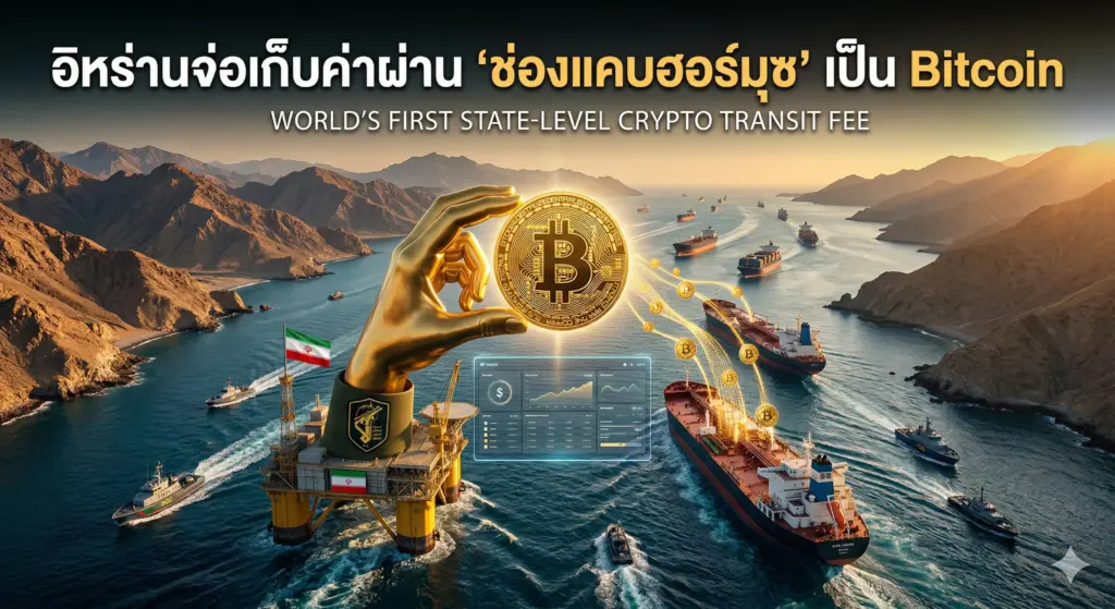 อิหร่านจ่อเก็บค่าผ่าน ช่องแคบฮอร์มุซ เป็น Bitcoin